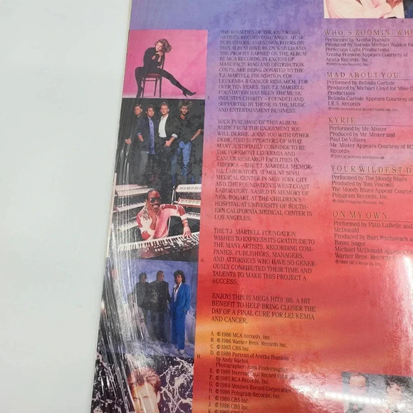 MCA Various Artists - Mega Hits 1986 - Vinyl Records Brand New - Picture 11 of 13